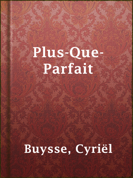 Imagen de portada para Plus-Que-Parfait